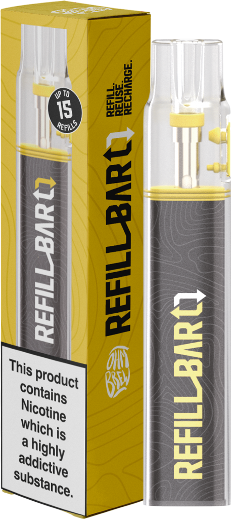 Refill Bar - Black device and box